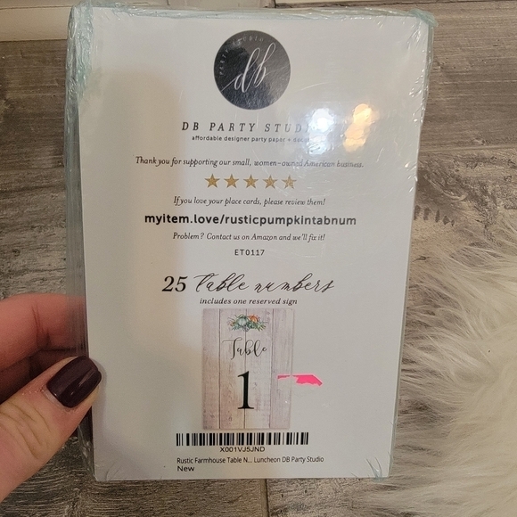 New 25 Table Numbers 4X6 - Picture 4 of 4